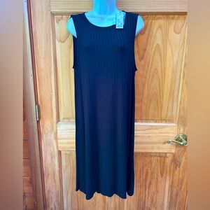 NWT Ribbed A-line sleeveless dress